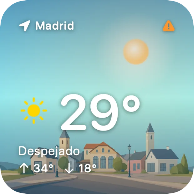 Small widget, townscape